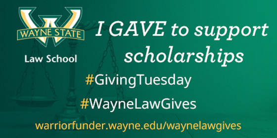 Wayne Law raises more than double its goal for #GivingTuesday