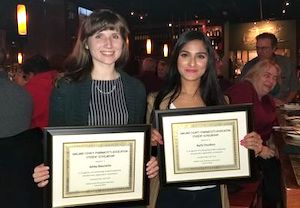 Ashley Blanchette and Najifa Choudhury win Oakland County Pharmacists Association scholarships