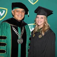 Occupational therapy graduate Delaney Mitchell '18 delivers inspiring student address at Wayne State Commencement