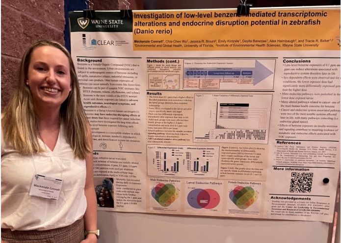 Tracie Baker and Mackenzie Connell present research at Gordon Research Conference