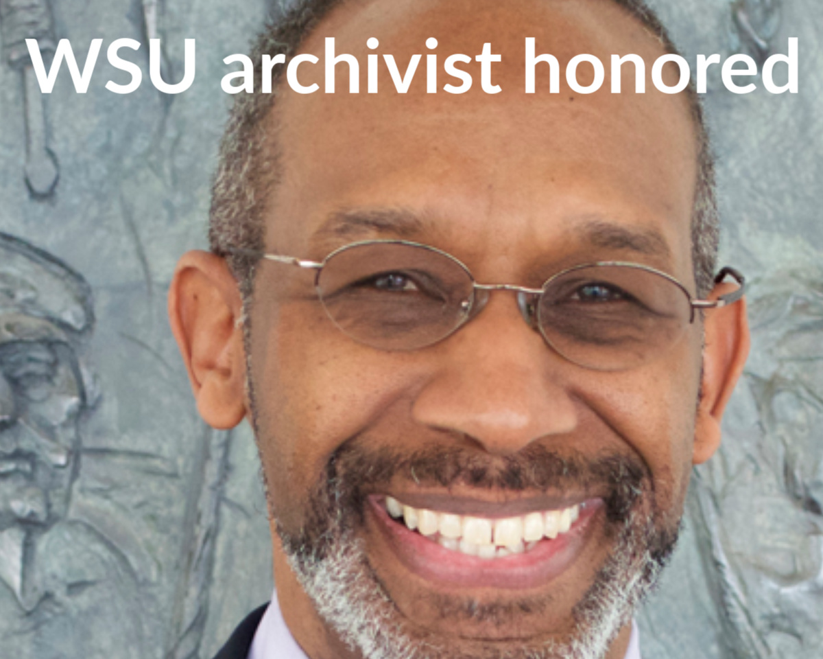 WSU archivist Louis Jones honored by Society of American Archivists