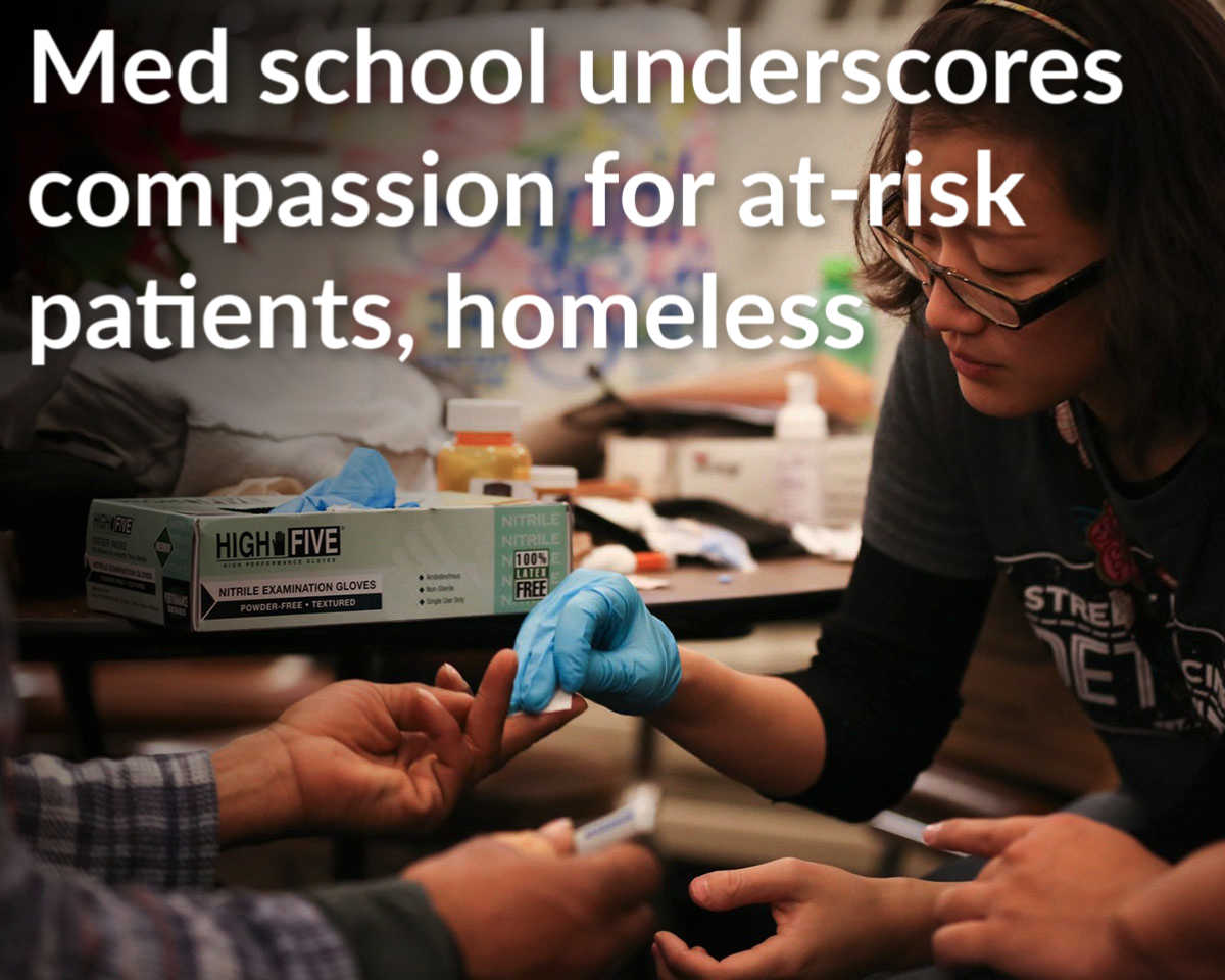 Care of the Homeless Patient Unit puts med school students with formerly homeless