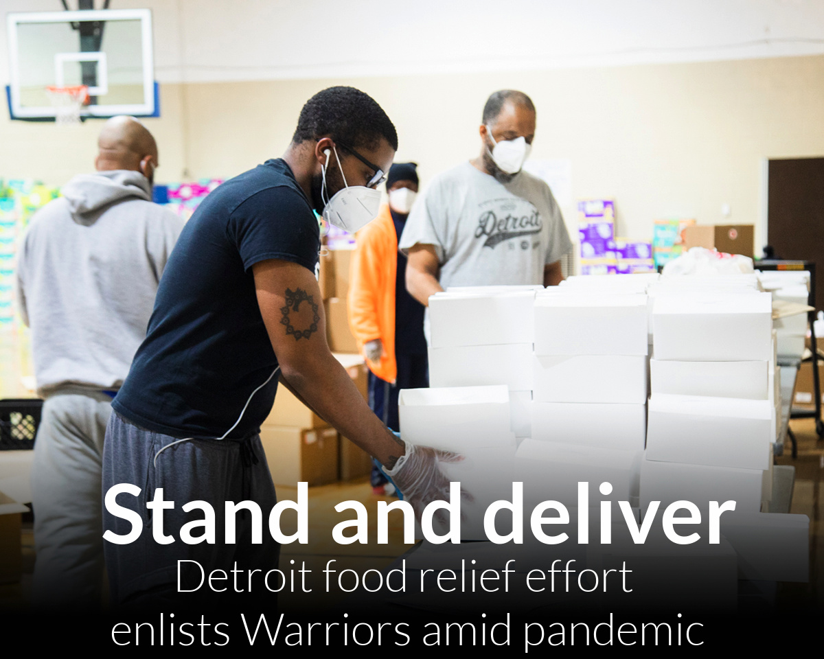 Detroit COVID-19 Food Delivery program enlists Warriors