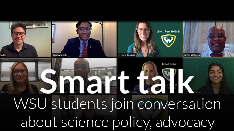 SciPol-Detroit students engaged in science policy, advocacy with federal legislators