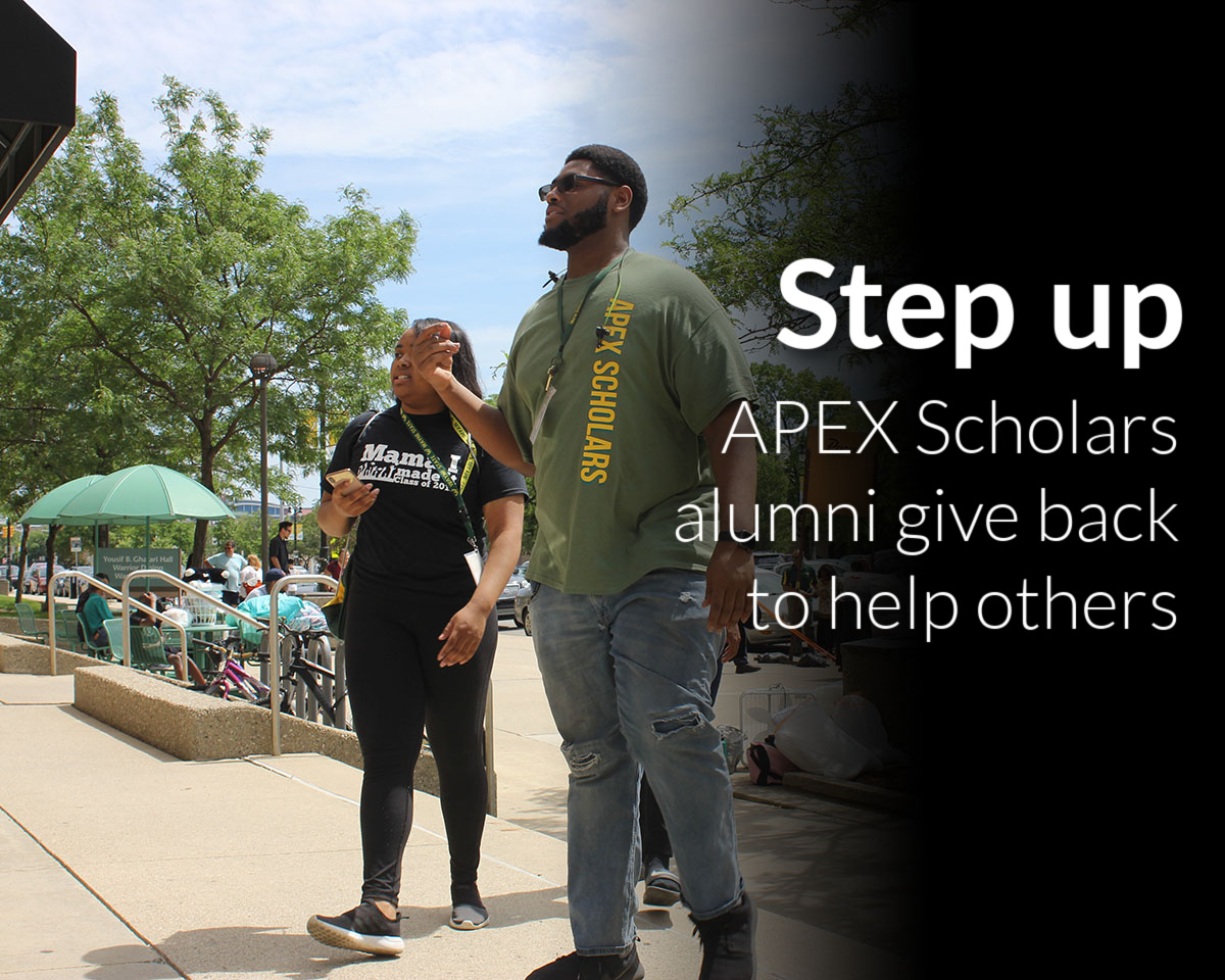 Stepping up: APEX Scholars alumni are giving back to the program to help current participants succeed