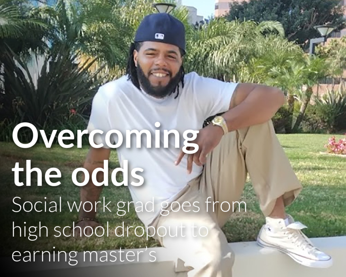 Overcoming the odds: Social work grad goes from high school dropout to earning master’s