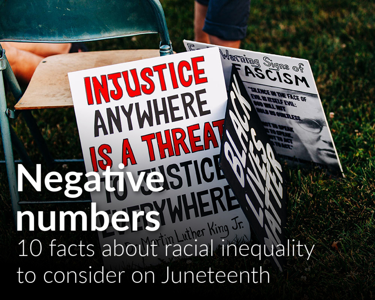 10 facts about racial inequality to consider on Juneteenth