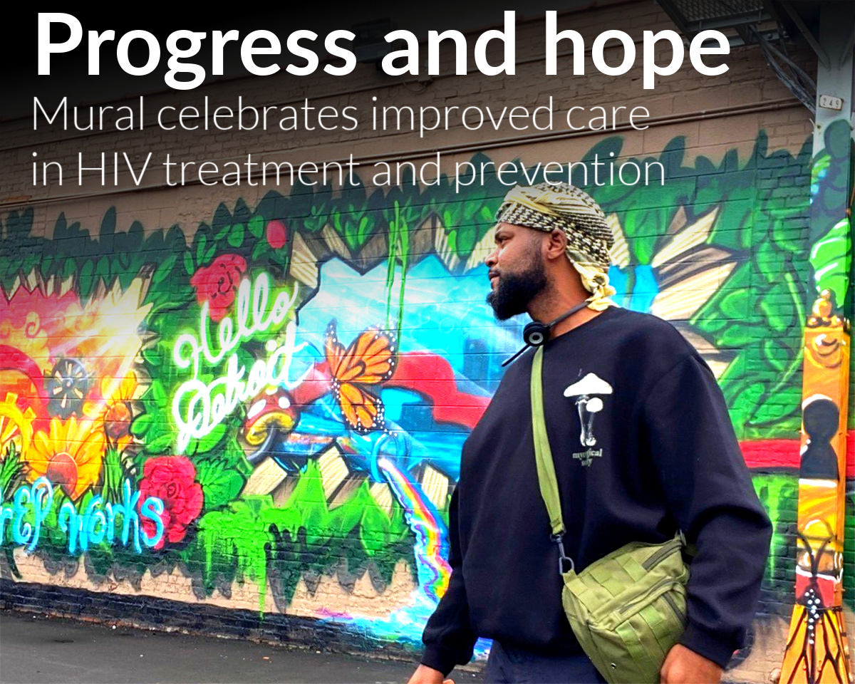 New mural celebrates progress, hope in HIV treatment and prevention