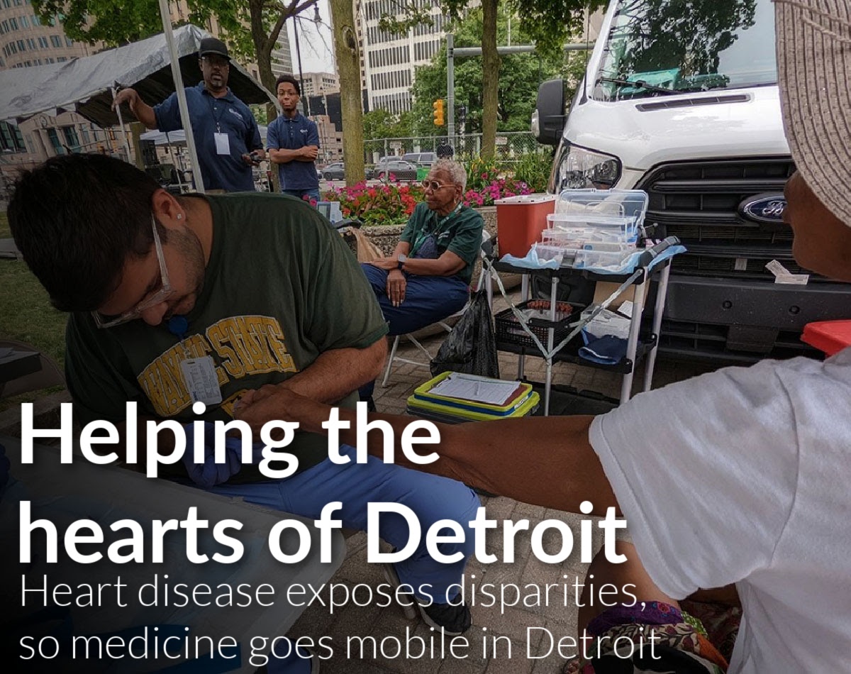  Heart disease exposes disparities, so medicine goes mobile in Detroit
