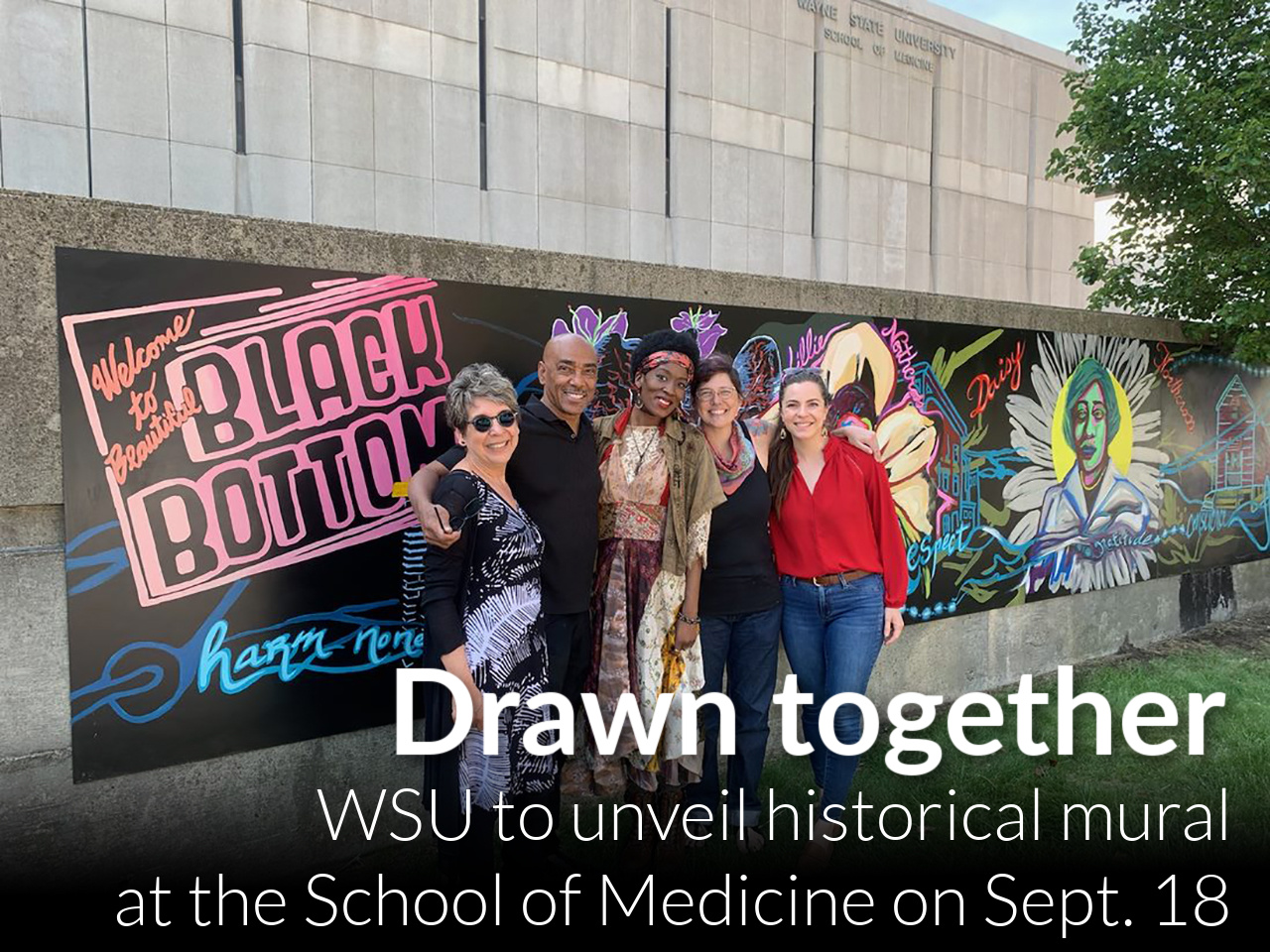 Wayne State University to to unveil historical mural at the School of Medicine Sept. 18