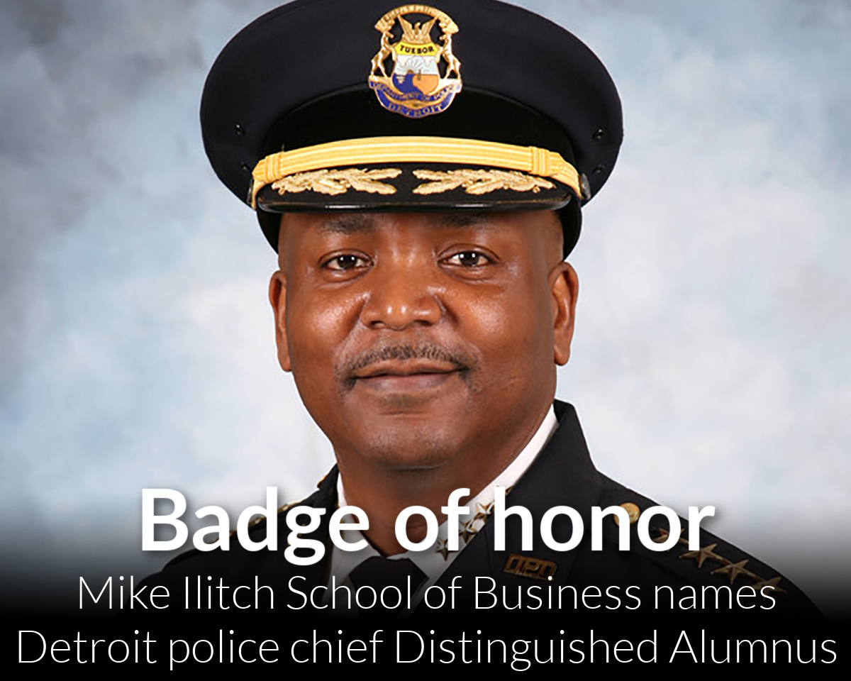 Ilitch School names Chief of Detroit Police Department James E. White as 2022 Distinguished Alum