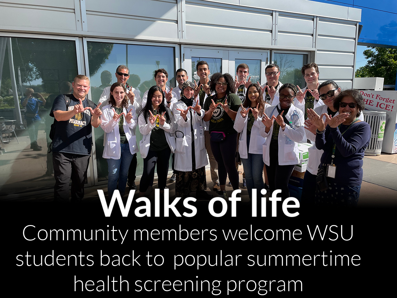 Community members welcome back Wayne State students at popular summer health screening program