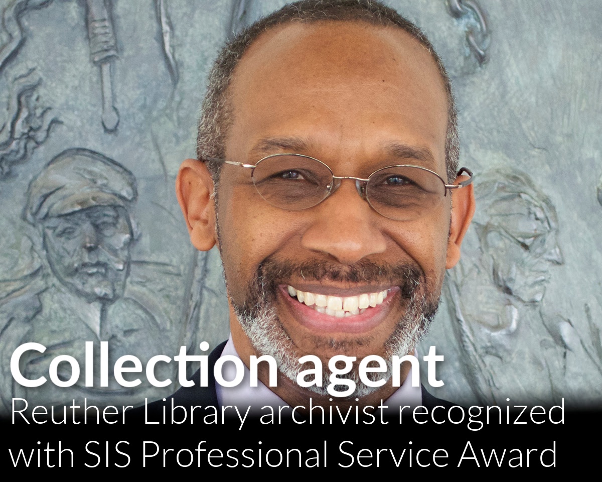 Reuther Library archivist recognized with SIS Professional Service Award