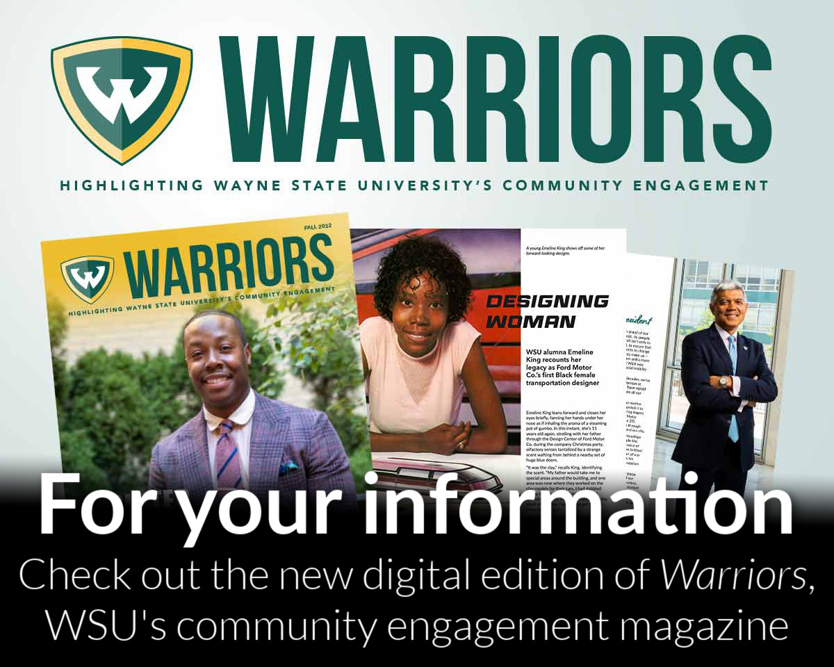 Latest issue of Warriors, WSU's community engagement magazine, now online  