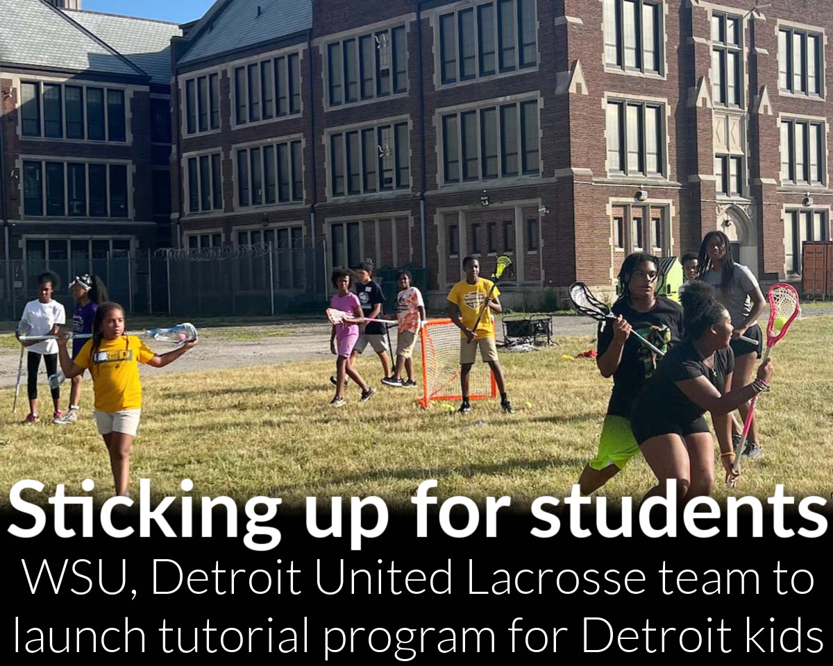 New tutoring partnership with Detroit United Lacrosse benefits WSU and DPS students alike