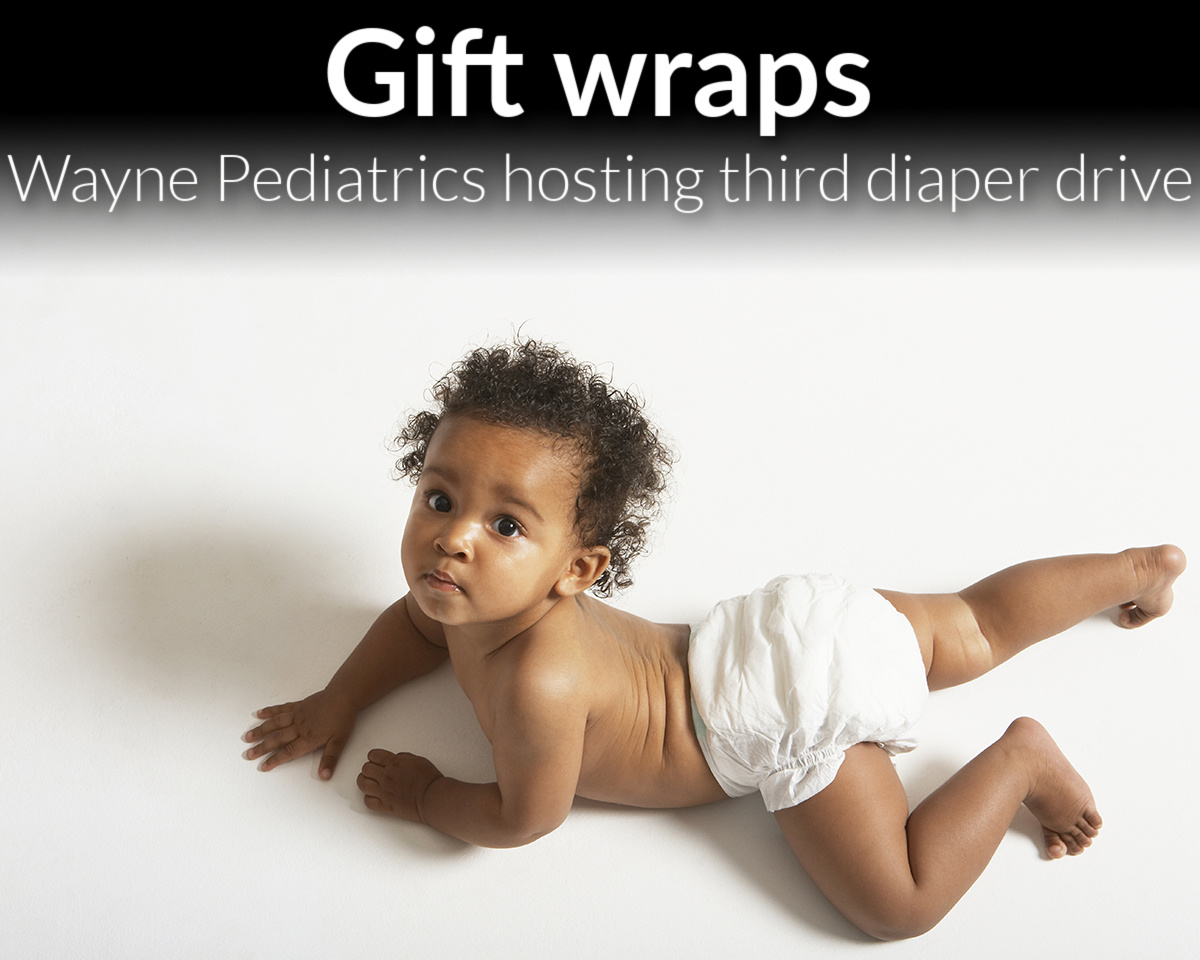 Wayne Pediatrics’ third diaper drive swaddles babies in need