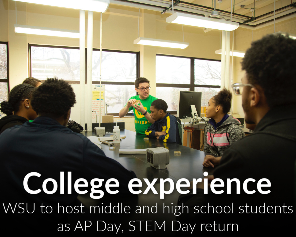 WSU to welcome area students to campus for the return of AP Day and STEM Day