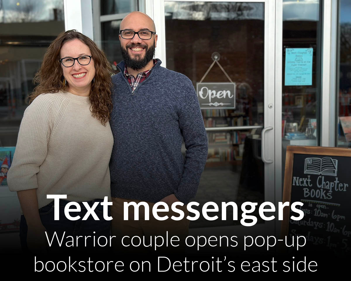 Warrior couple opens Next Chapter Books, a pop-up bookstore on Detroit’s East Side