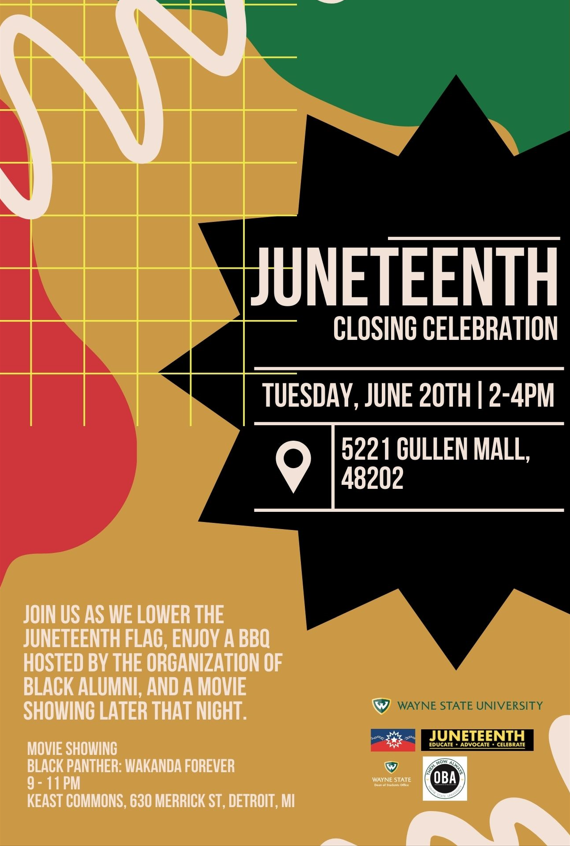 2023 WSU Juneteenth closing celebration