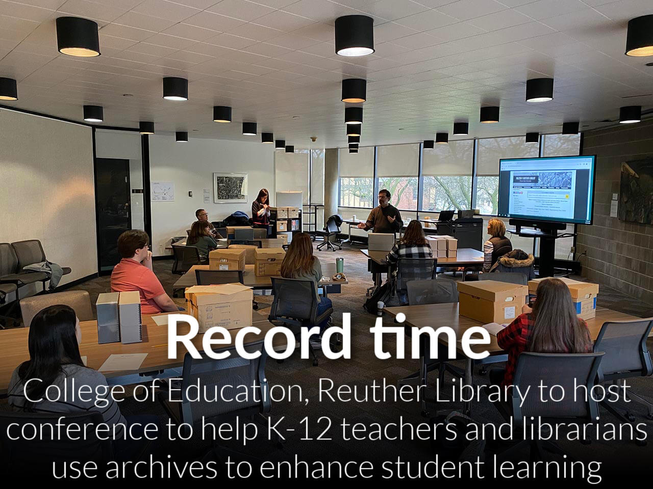 Wayne State University College of Education and Walter P. Reuther Library host free two-day conference to help K-12 teachers and librarians use archives to enhance student learning