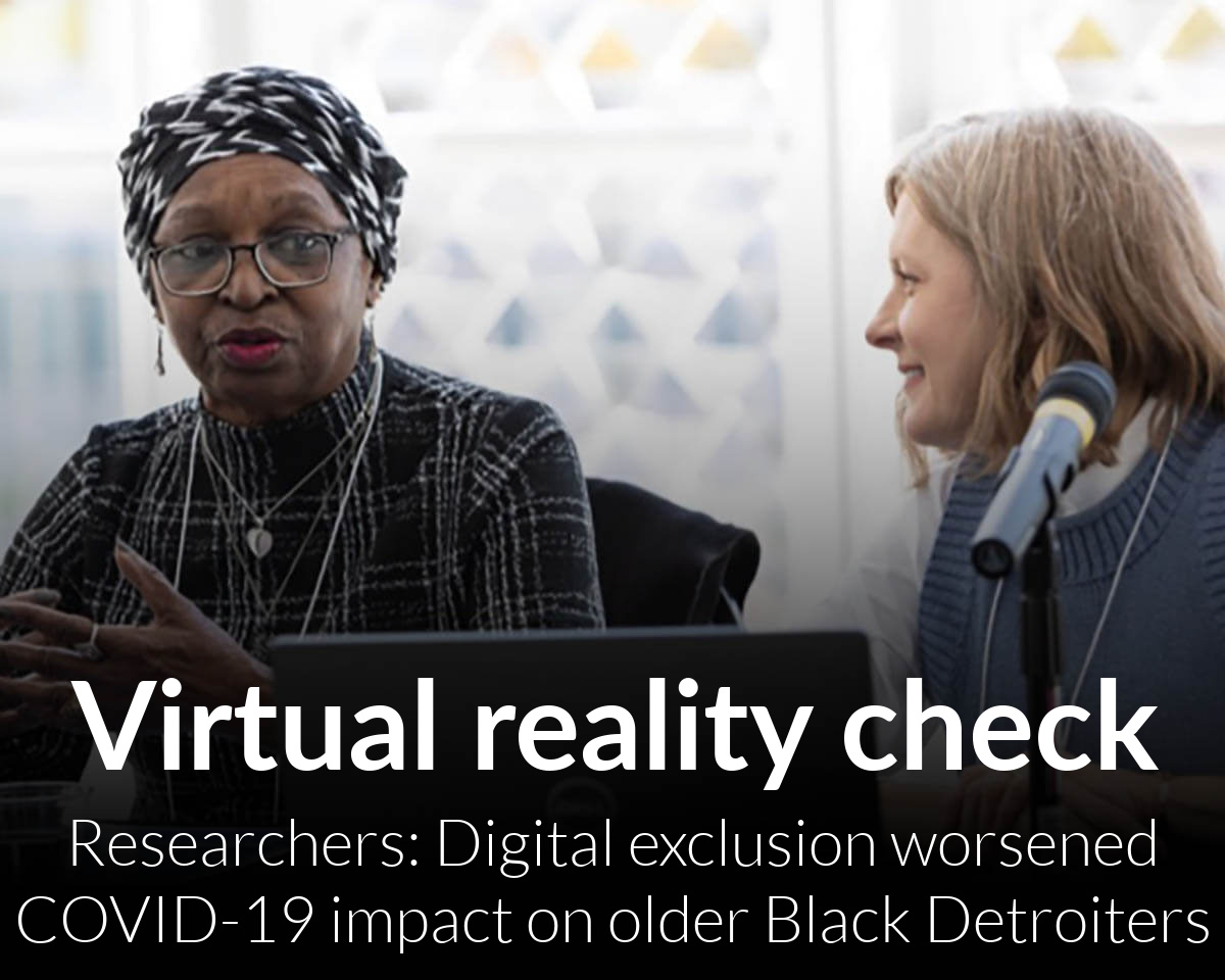 Detroit’s digital exclusion worsens COVID-19 impact on older African Americans