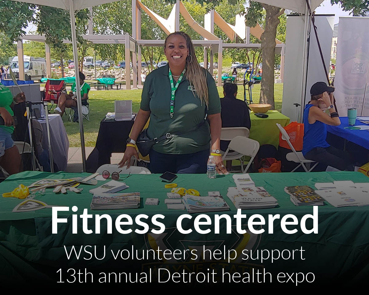 WSU health care volunteers help support Detroit health expo