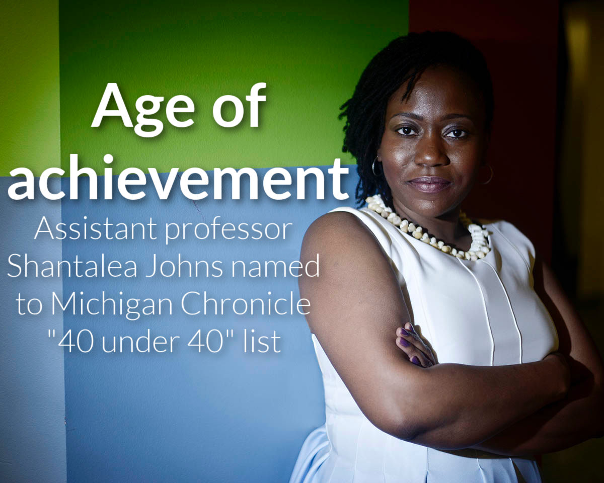 School of Social Work assistant professor named an honoree on Michigan Chronicle’s '40 under 40' list