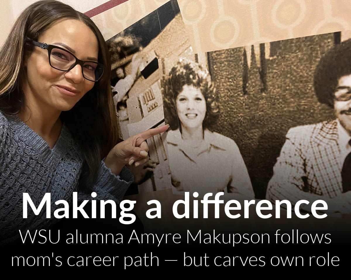 Alumna Amyre Makupson follows in mom's career path