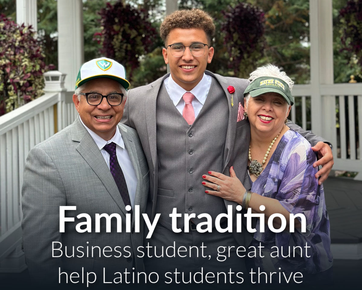 Family tradition: Business student, great aunt help Latino students thrive