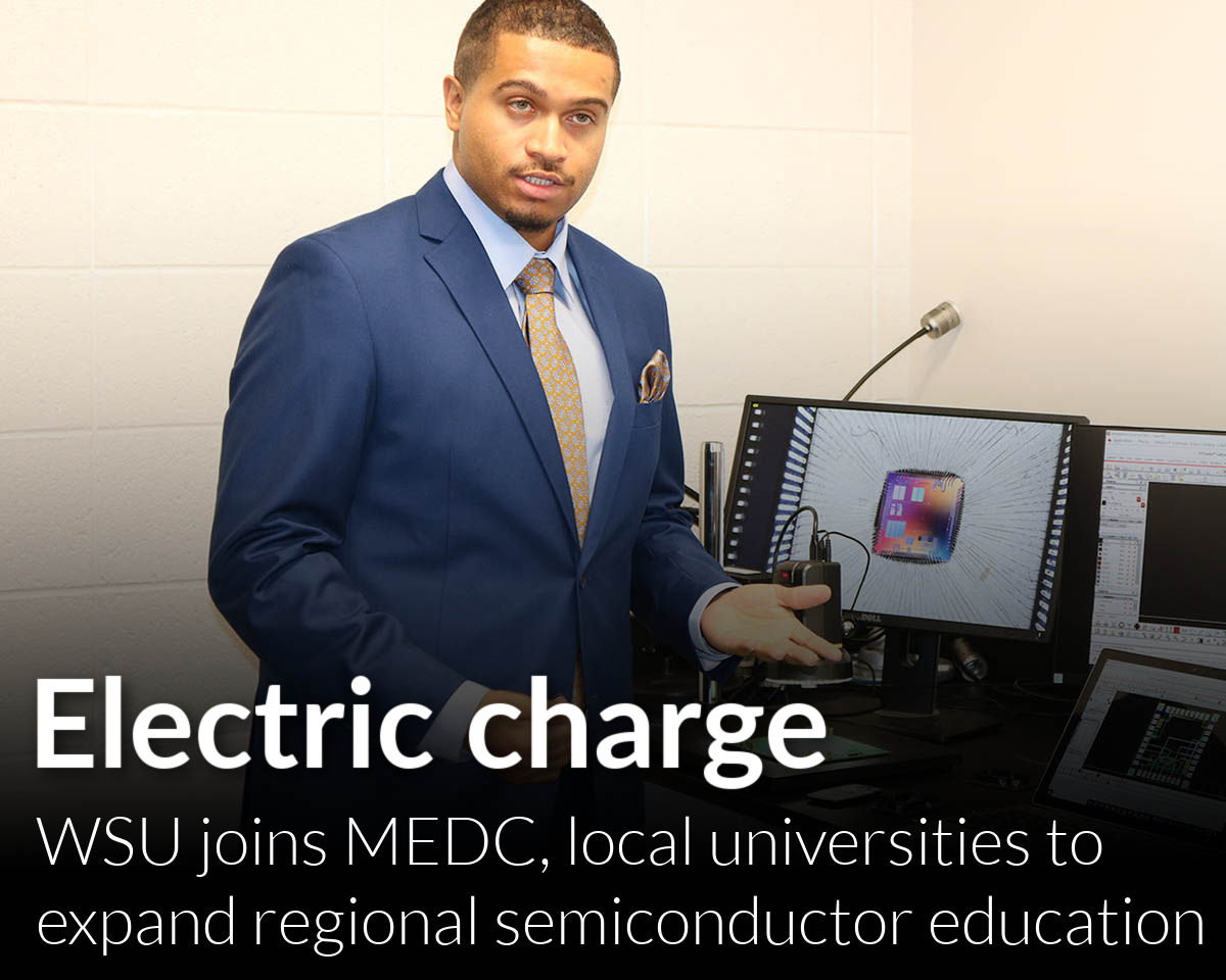 Wayne State joins MEDC and local universities to expand semiconductor education and training in Southeast Michigan