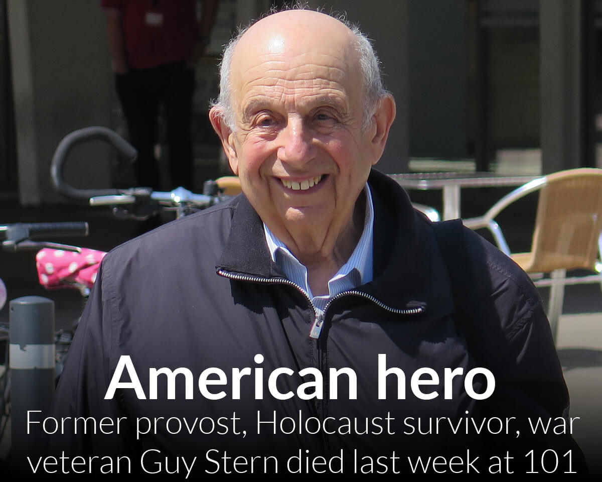 Former Wayne State provost, Holocaust survivor, war hero, Guy Stern lived an incredible life