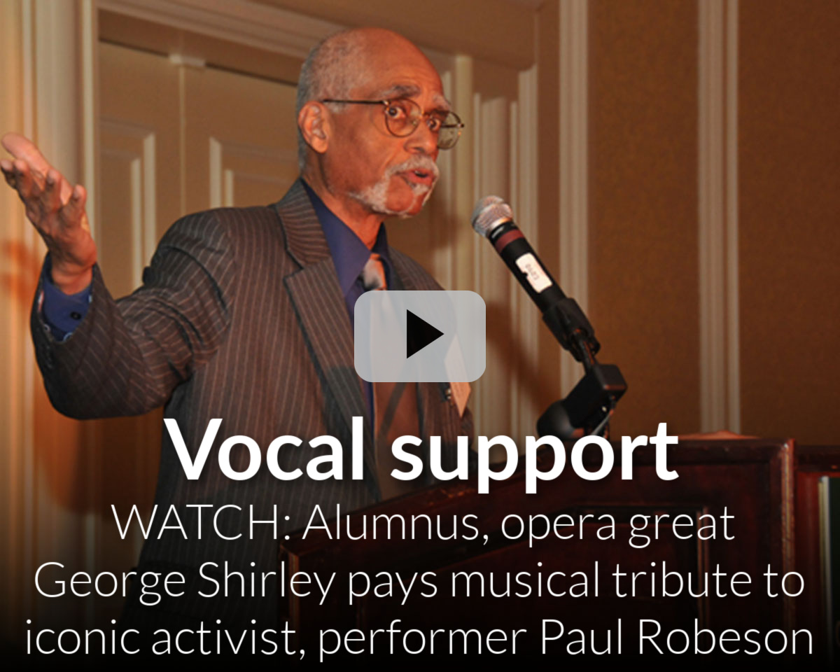 Watch: WSU alumnus, opera great George Shirley pays tribute to iconic activist/performer Paul Robeson