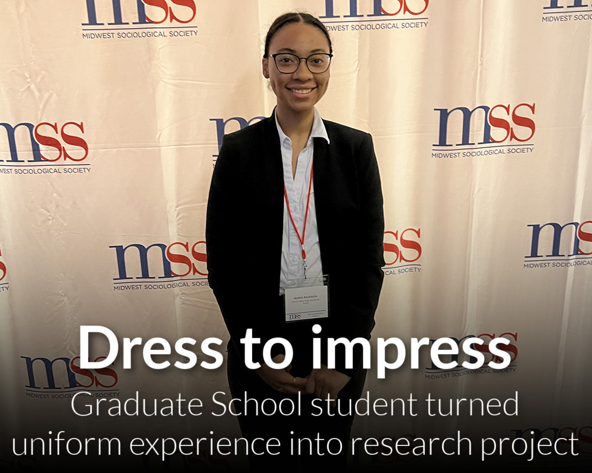 Wayne State graduate student turned her uniform experience into research project