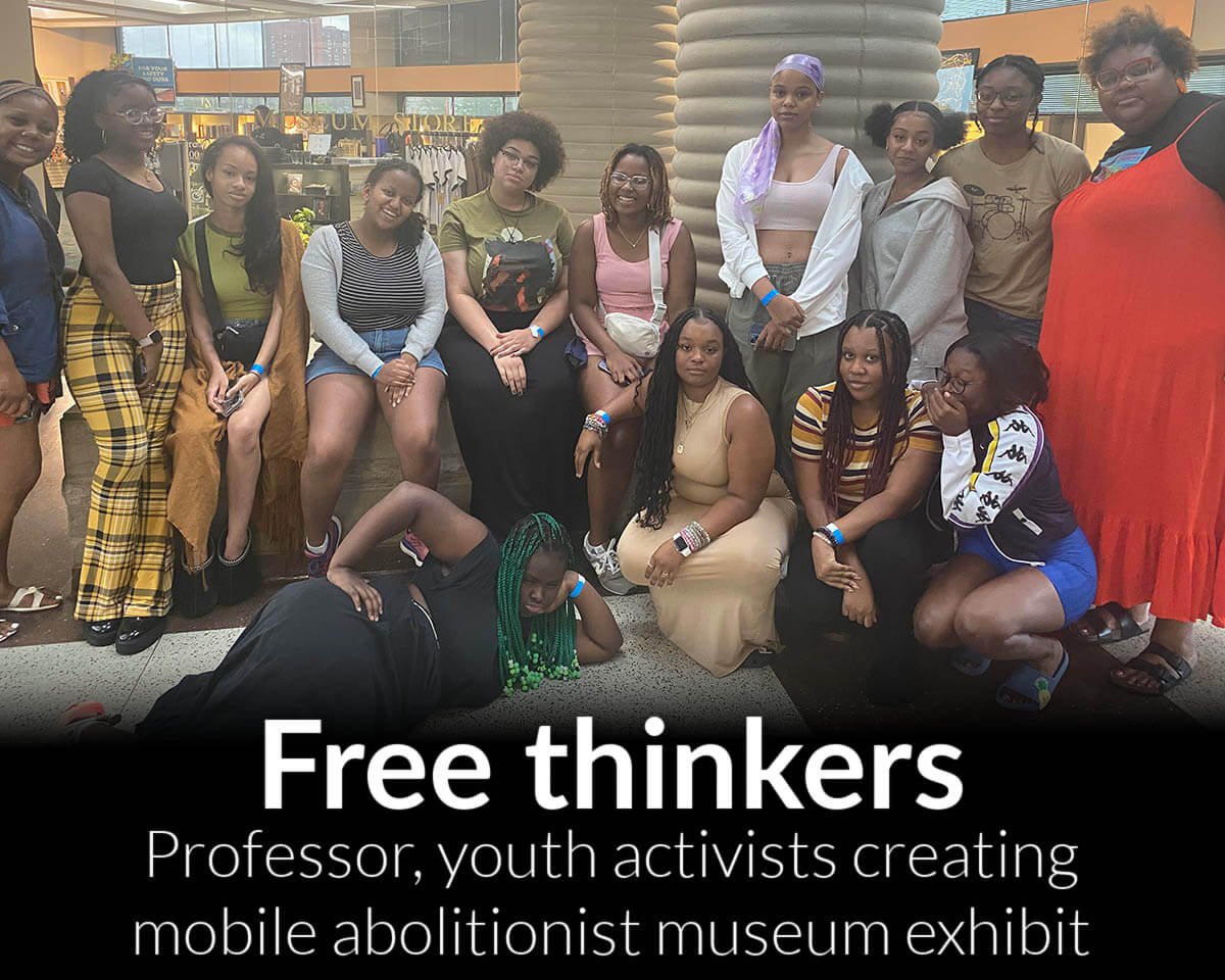 Reclaiming space, writing their own history: Professor, youth activists creating mobile Detroit abolitionist museum exhibit