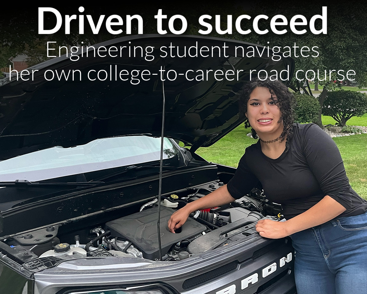Wayne State engineering student navigates her own college-to-career road course