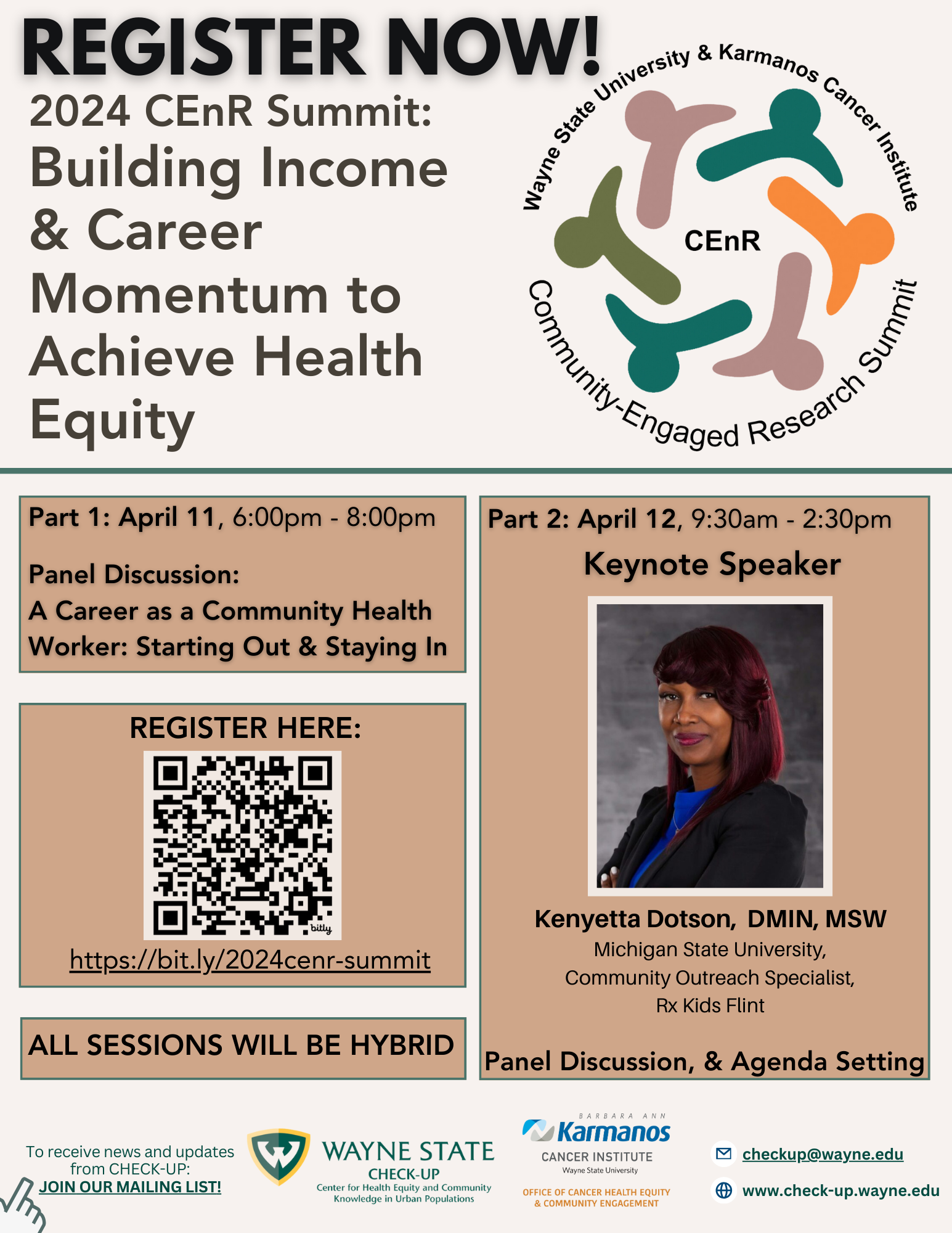 2024 CEnR Summit: Building Income and Career Momentum to Achieve Health Equity