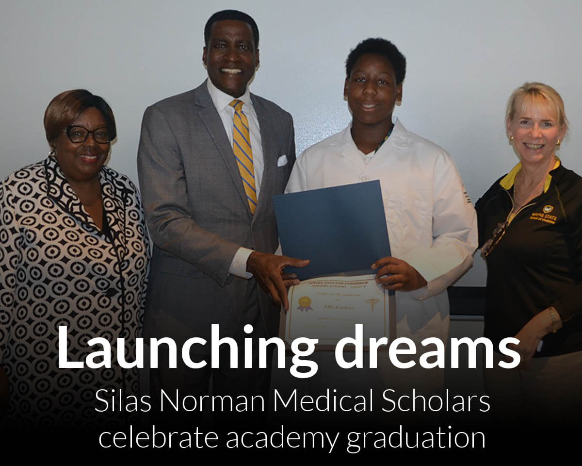 Silas Norman Medical Scholars celebrate academy graduation