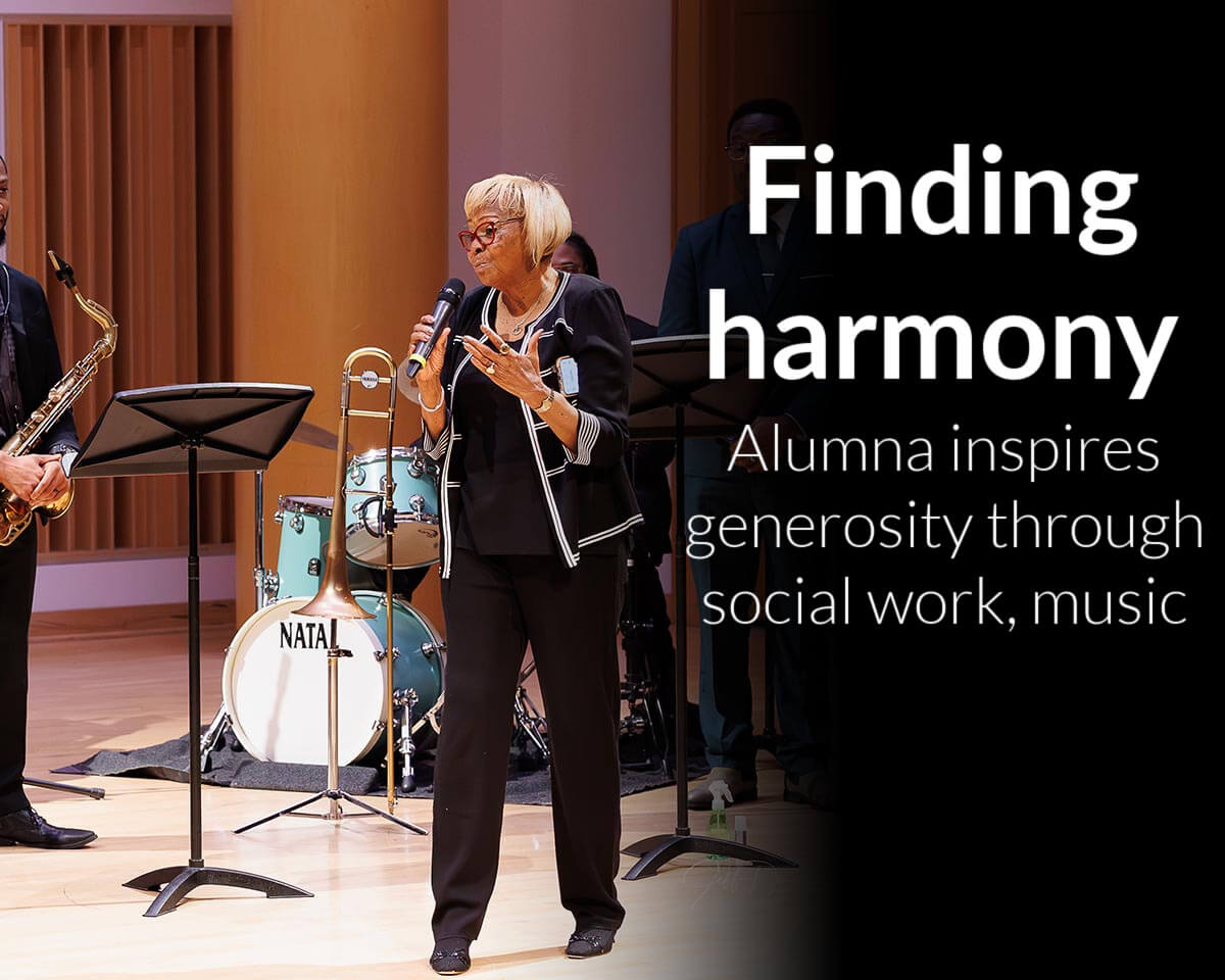 Harmonizing Hope: Wayne State alum inspires generosity through social work and music