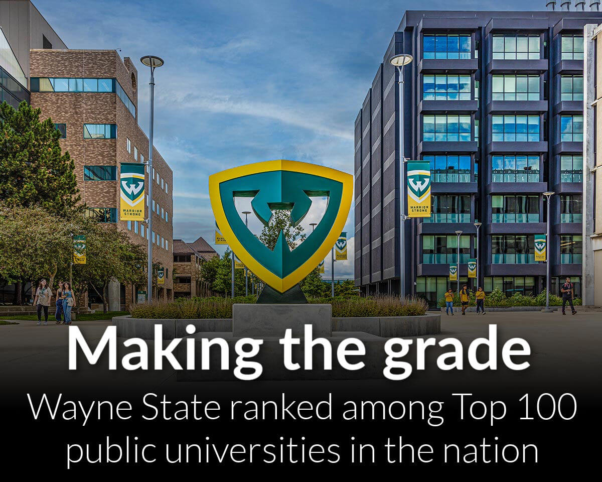 Wayne State ranked among Top 100 public universities in nation