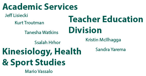 New Faculty and Staff to the College of Education