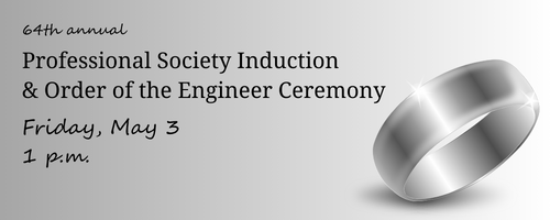 Professional Society Induction and Order of the Engineer
