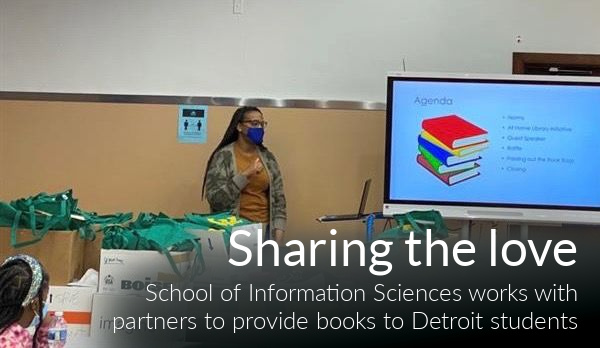 School of Information Sciences' American Library Association shares the love of reading with Detroit students