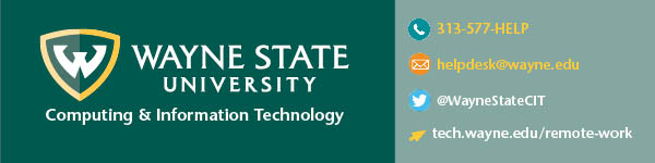Computing & Information Technology - Wayne State University