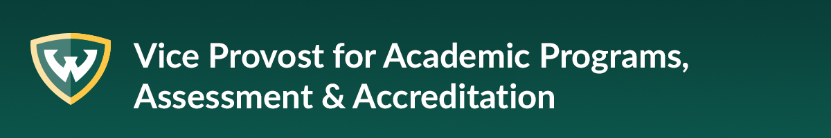 Vice Provost for Academic Programs, Assessment & Accreditation - Wayne State University