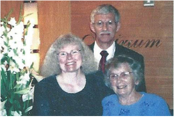 Dr. Jacquelyn and Mr. Rick Watson with Dr. Watson's mother, Thelma Clark
