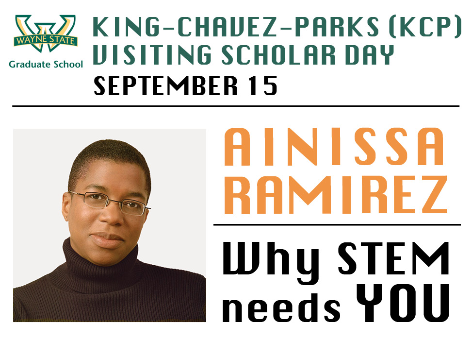Sept. 15: 3 to 5 p.m., King-Chavez-Parks Visiting Scholar Day Keynote Address