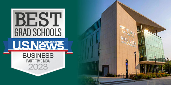 Ilitch School once again ranked among U.S. News and World Report’s Best Part-Time M.B.A. Programs