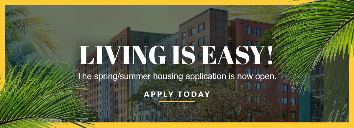 Spring/summer Housing application