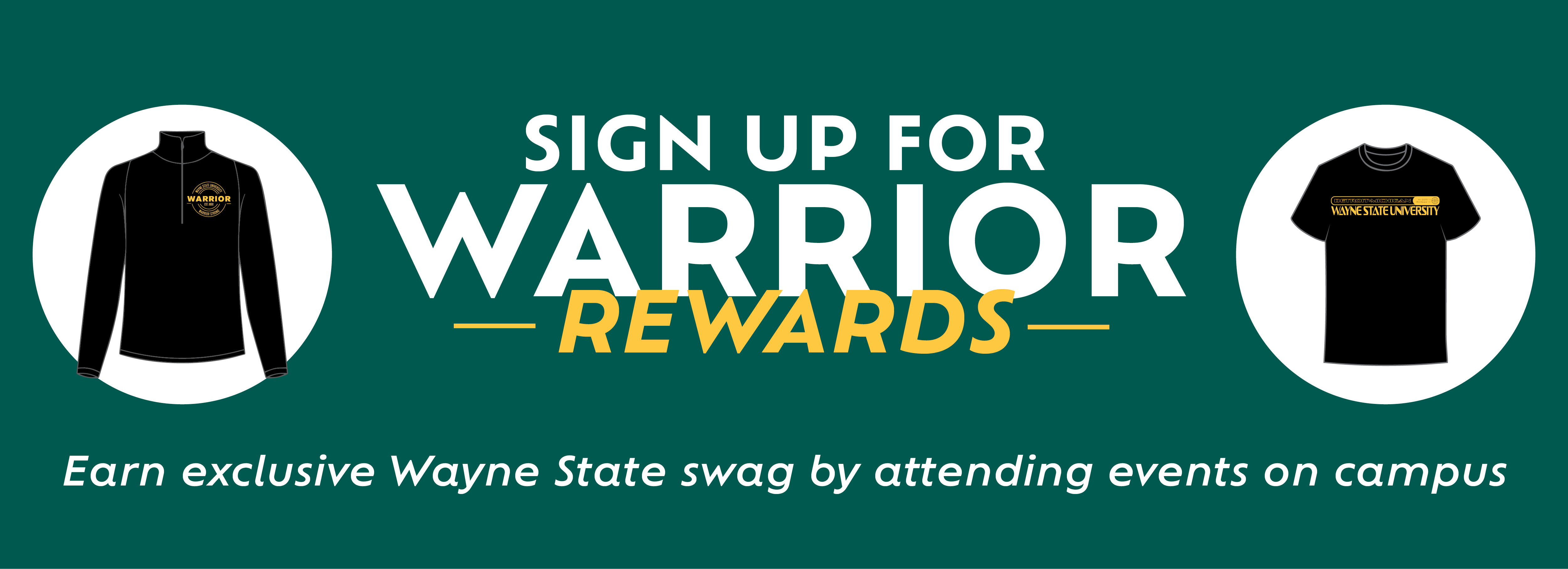 Sign up for Warrior Rewards