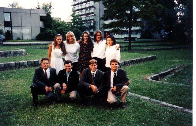 Group of students in 1996 in StuSta
